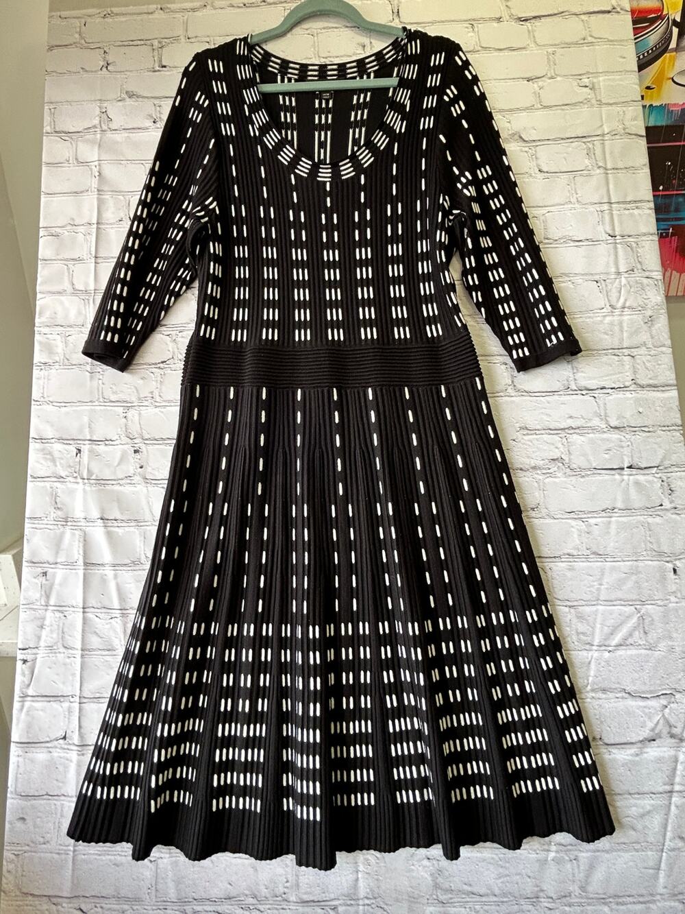 LANE BRYANT  Ribbed Knit Casual Sweater Dress Size 14 / 16